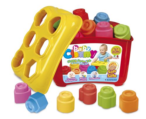 Clementoni Clemmy Baby Trieur de formes 18 pièces